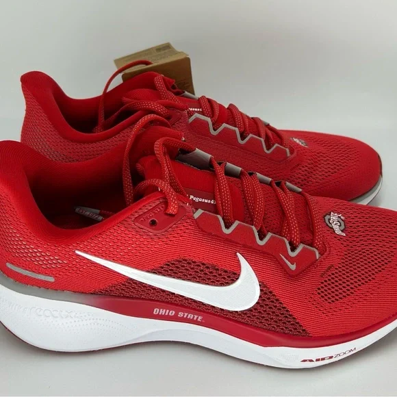 Nike Pegasus 41 Ohio State Buckeyes Men\'s Size 8 Running Shoes FZ5135-600 NEW Nike Pegasus 41 Ohio State Buckeyes Men main image 2